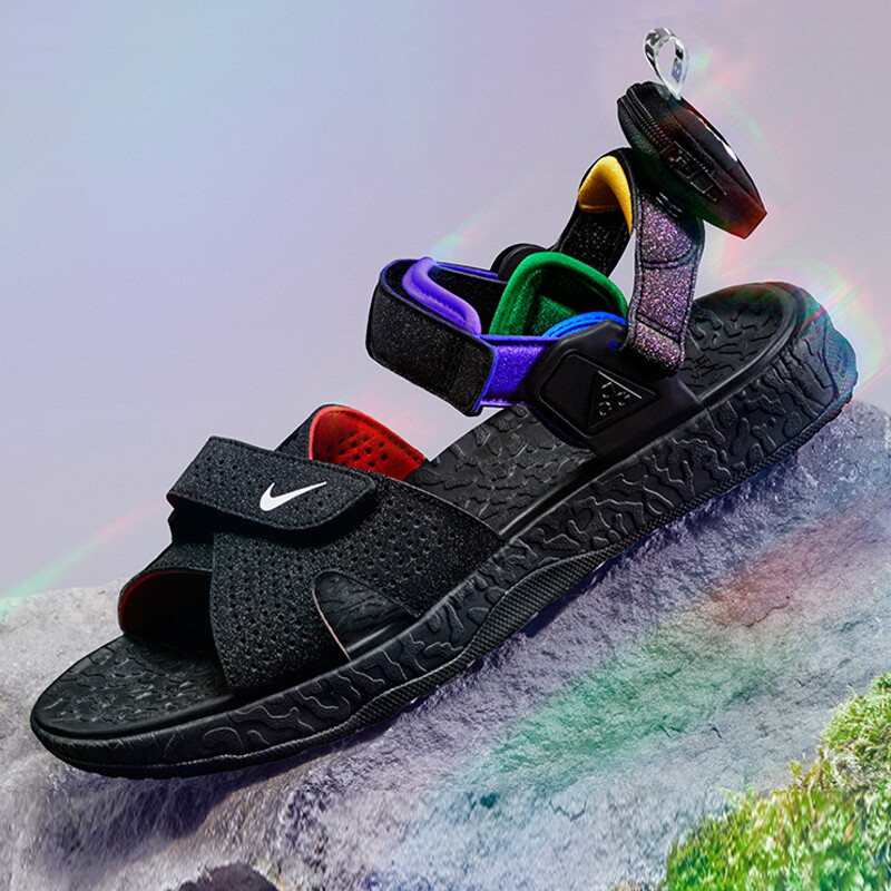 nike rainbow sandals